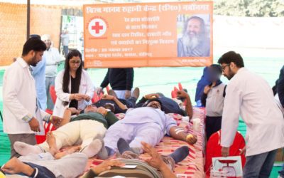 Blood donation camps (pre Covid-19)