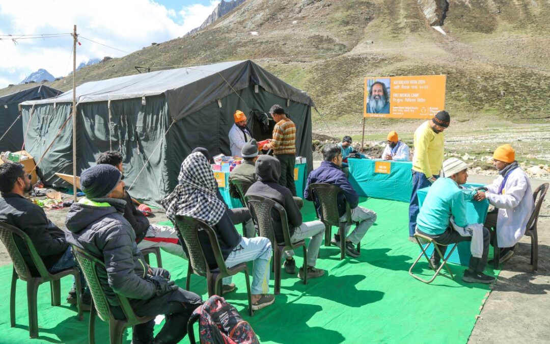 Serving pilgrims at Adi Kailash Yatra 2024