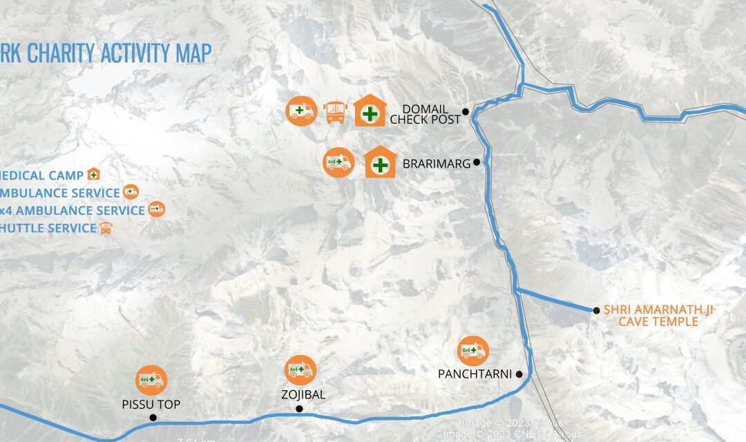 Caring for devotees at Shri Amarnath Ji Yatra 2025