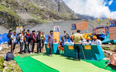 Serving pilgrims at Shri Manimahesh Yatra 2025